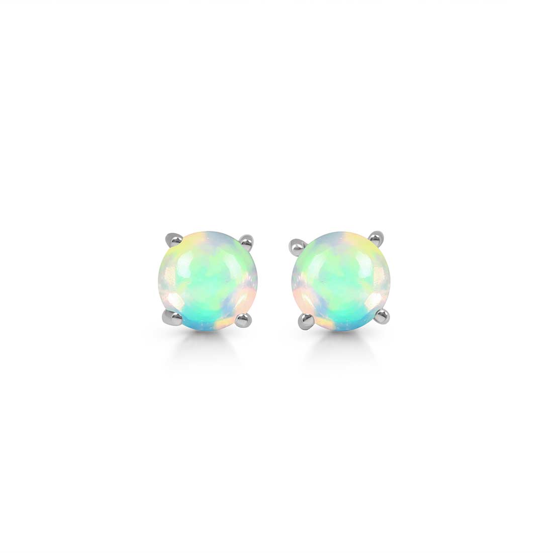 Opal Stud Earring-(OPL-SE-699.)