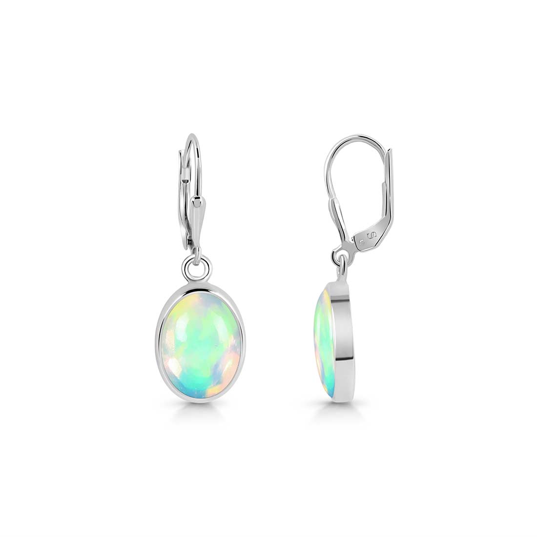 Opal Leverback Earring-(OPL-SE-830.)