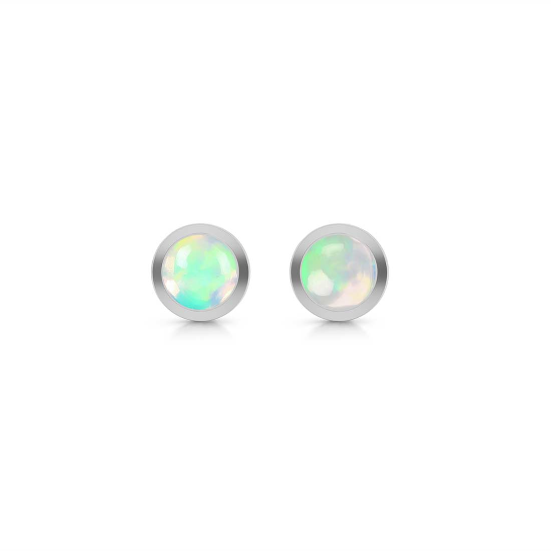 Opal Stud Earring-(OPL-SE-993.)