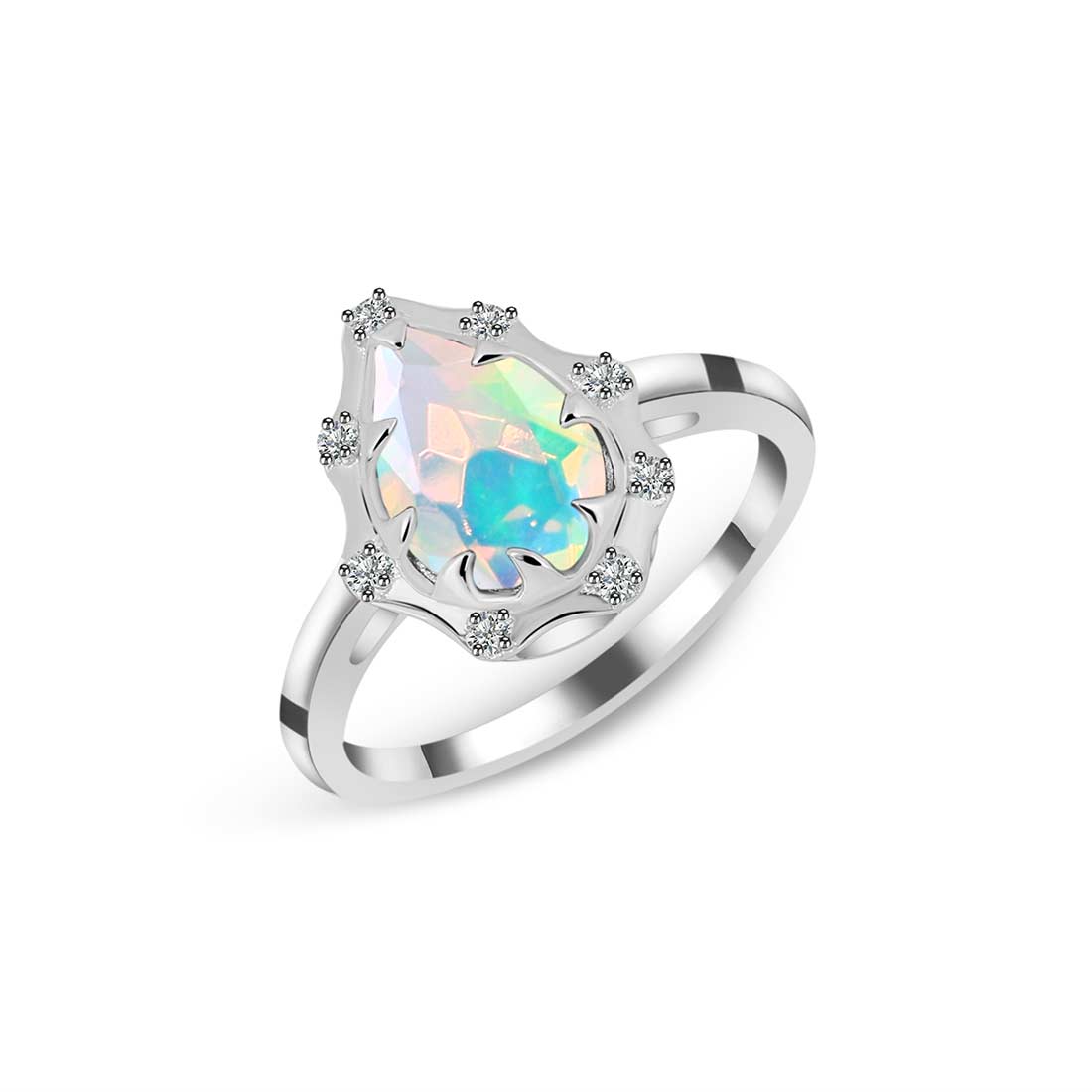 Opal Ring-(OPL-SR-369-W.)