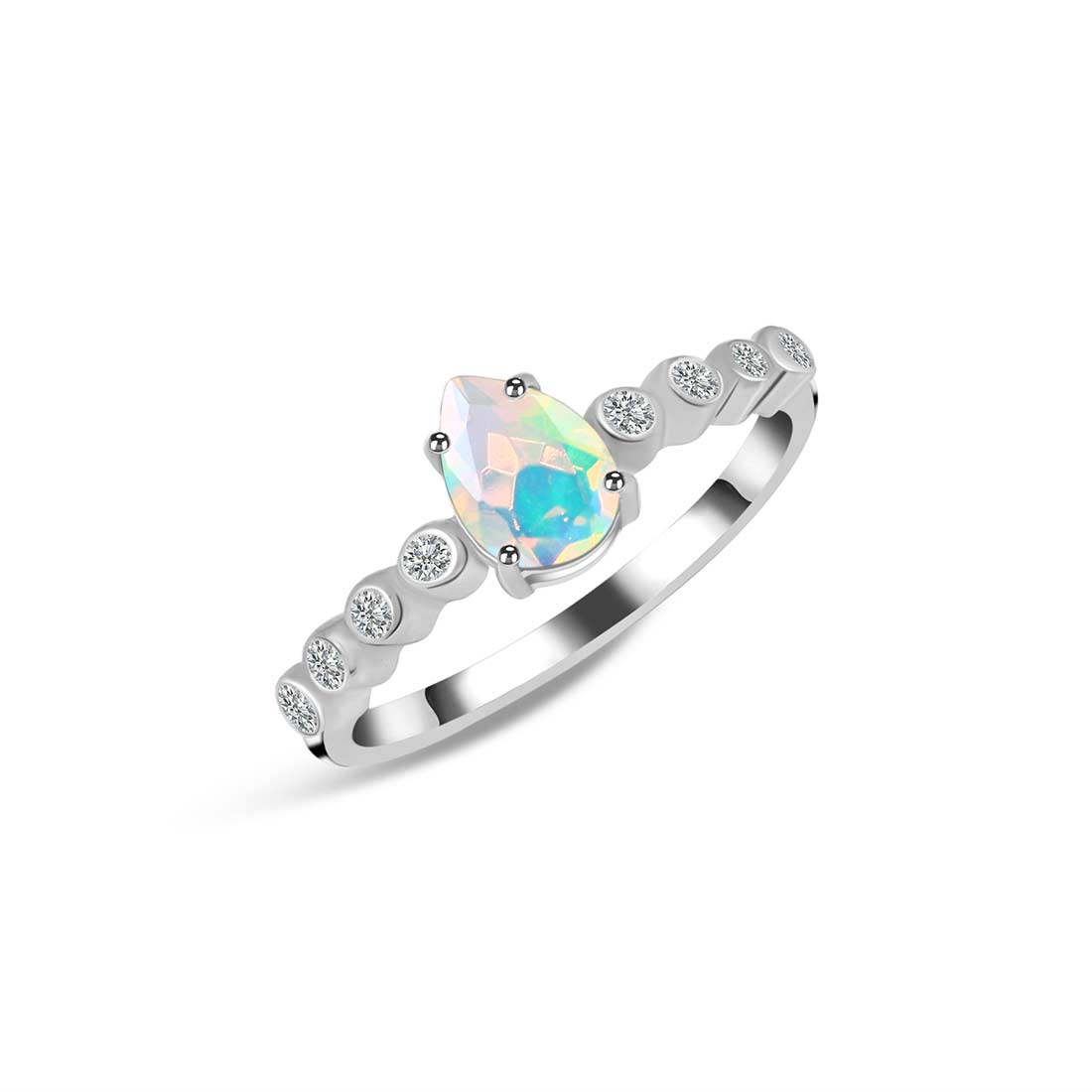 Opal Ring-(OPL-SR-419D-W.)