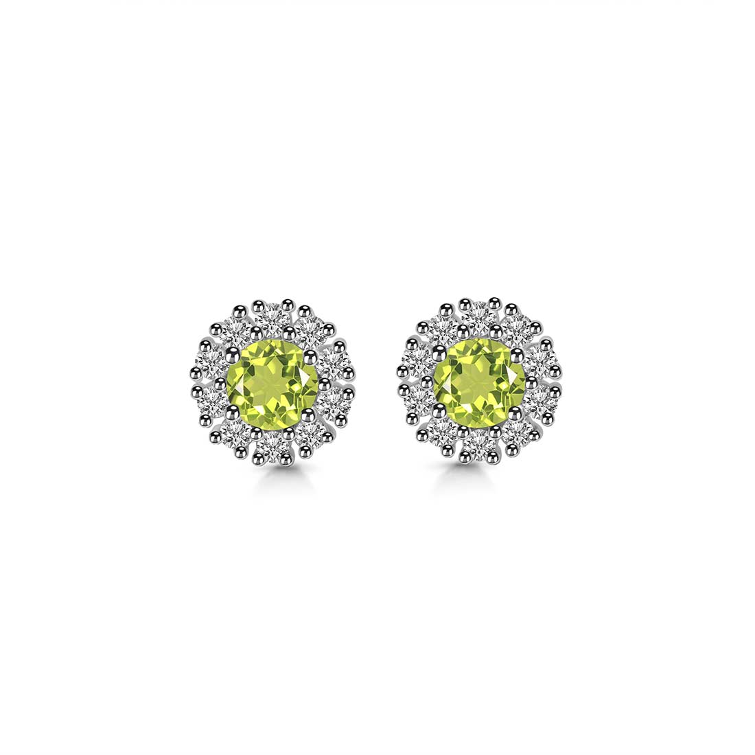 Peridot Stud Earring-(PER-SE-1268.)