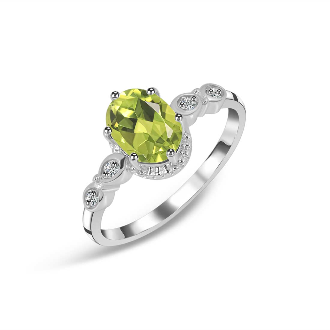 Peridot Ring-(PER-SR-2182.)