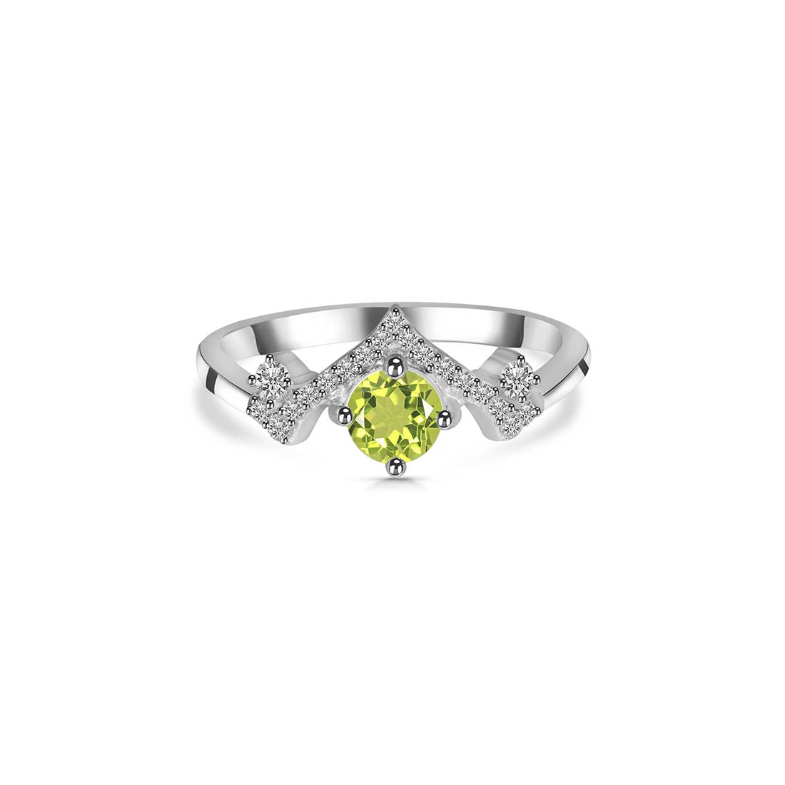 Peridot Ring-(PER-SR-2296.)