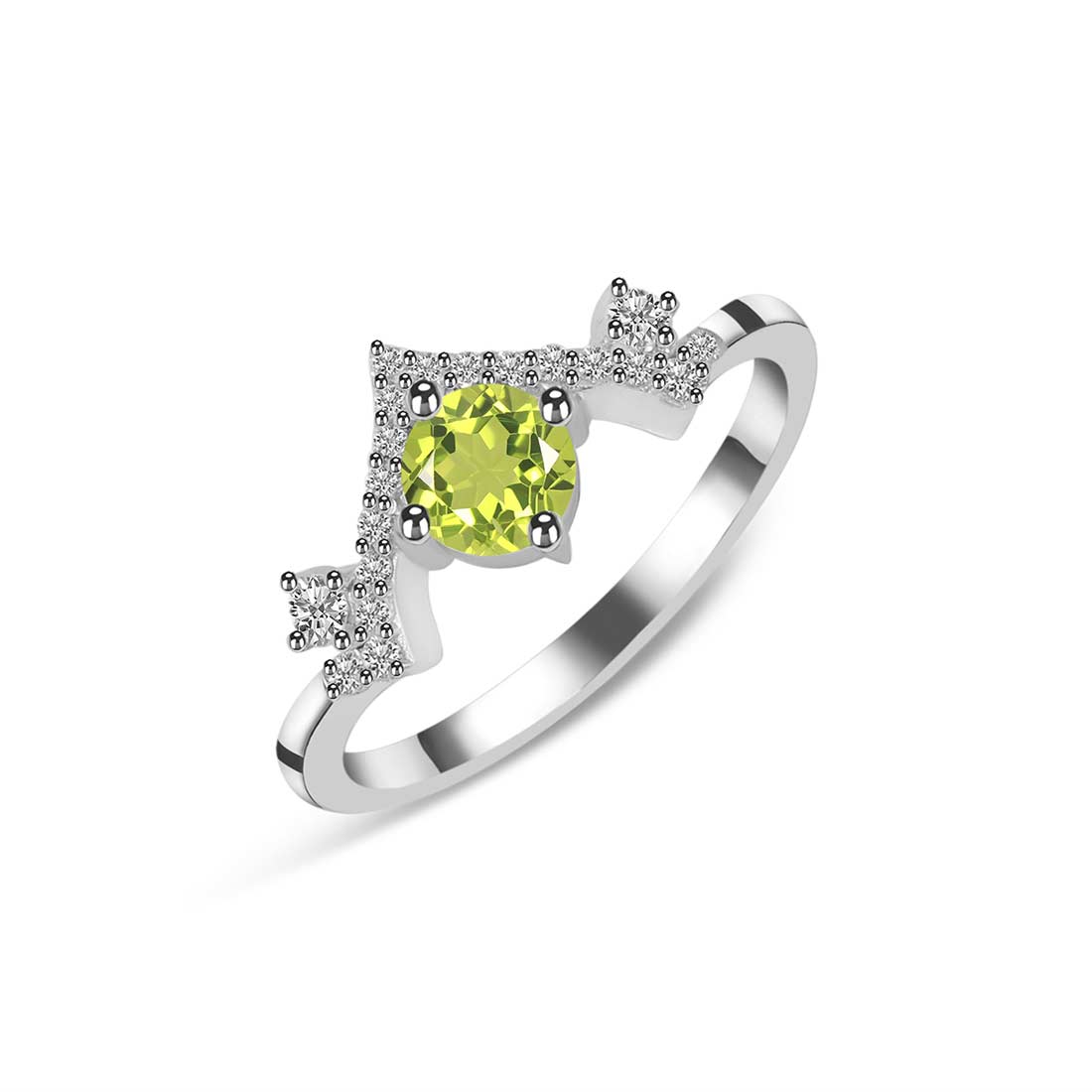 Peridot Ring-(PER-SR-2296.)