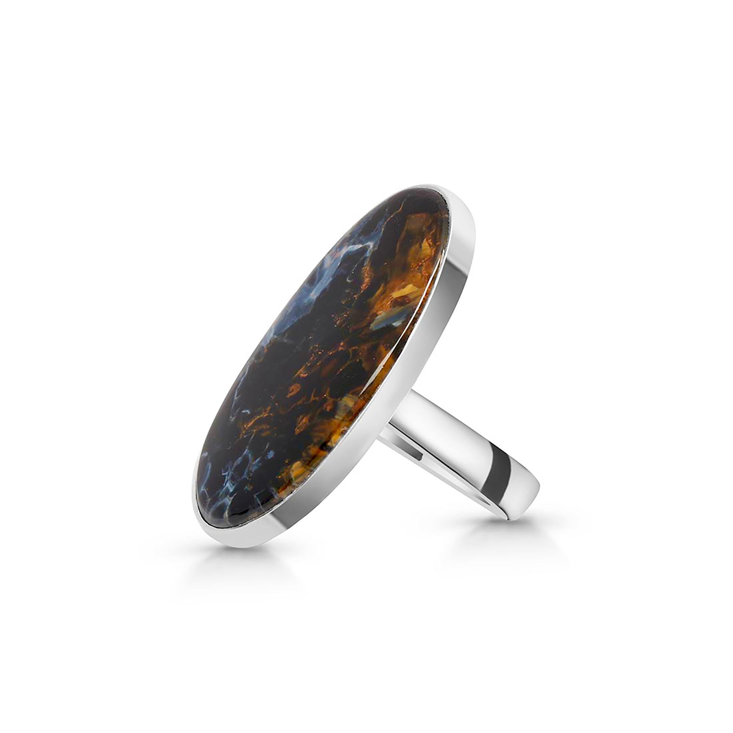 Pietersite Adjustable Ring-(PIT-R-19)