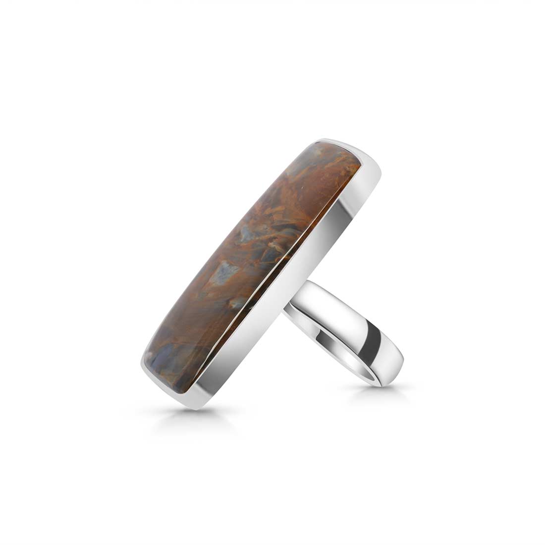 Pietersite Adjustable Ring-(PIT-R-37.)