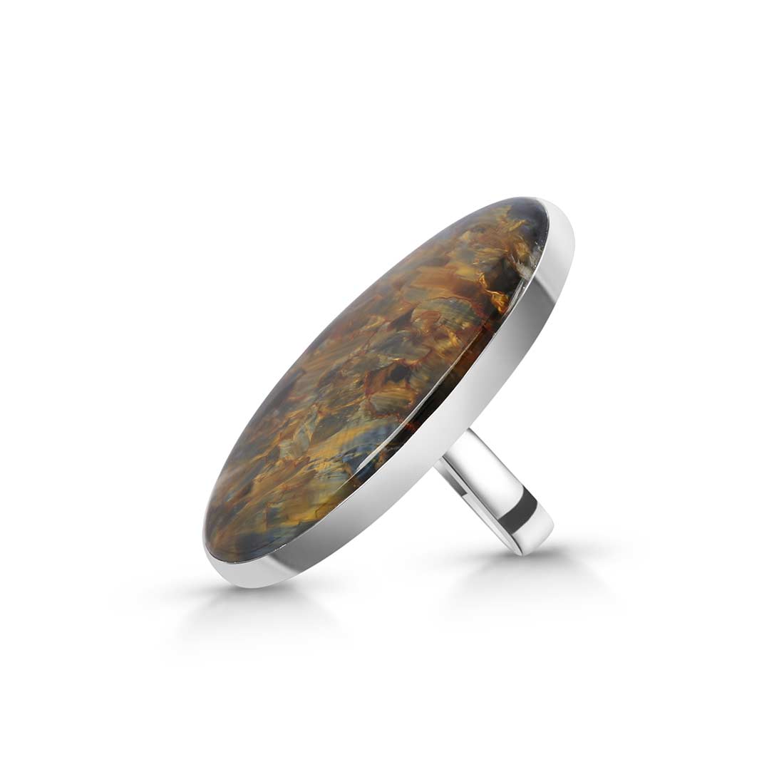 Pietersite Adjustable Ring-(PIT-R-43.)