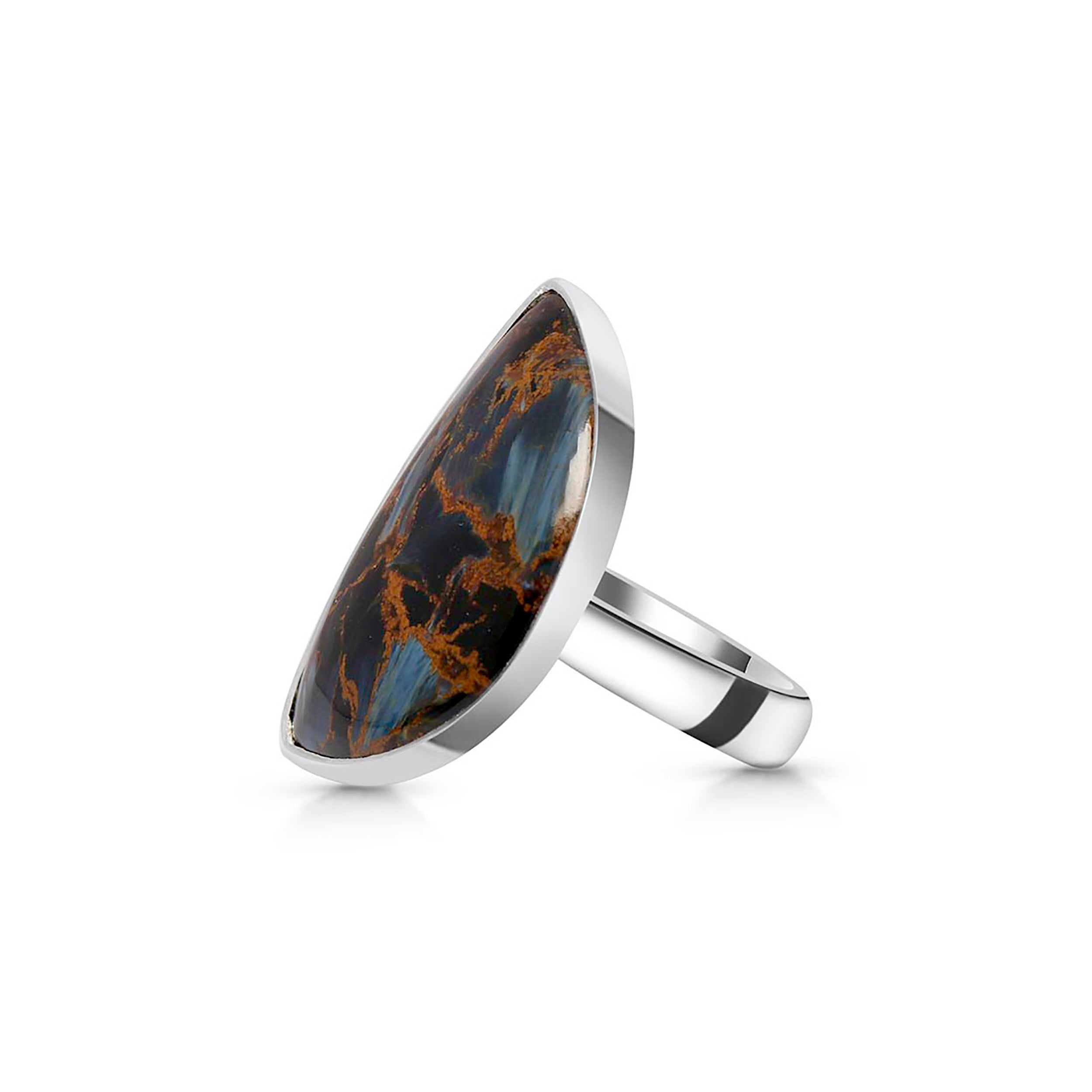 Pietersite Adjustable Ring-(PIT-R-7)