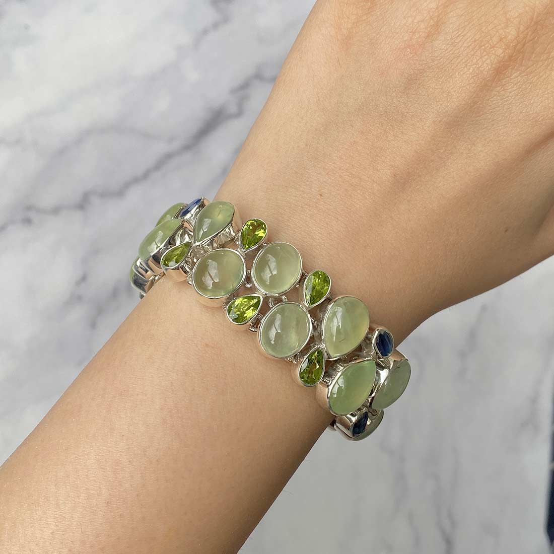 Prehnite Bracelet-(PRN-B-1)