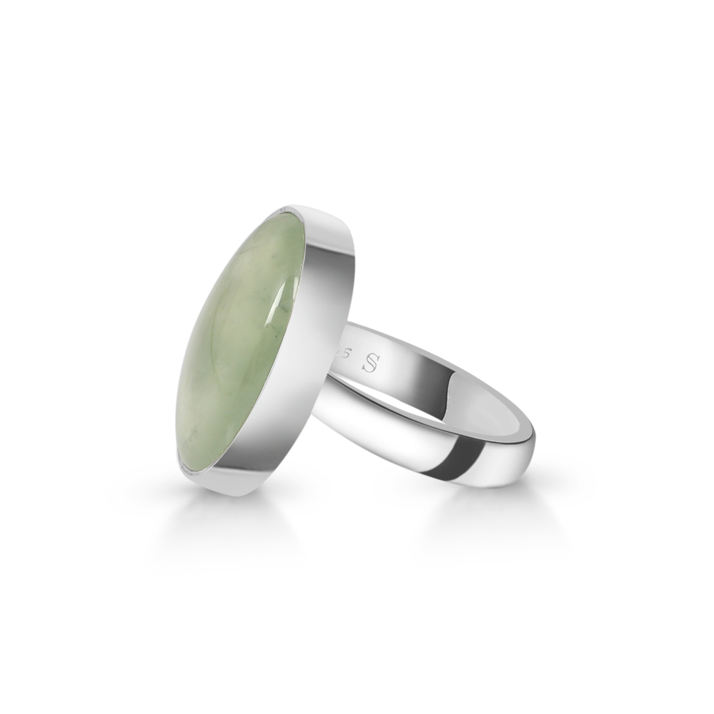 Prehnite Adjustable Ring-(PRN-R-1.)