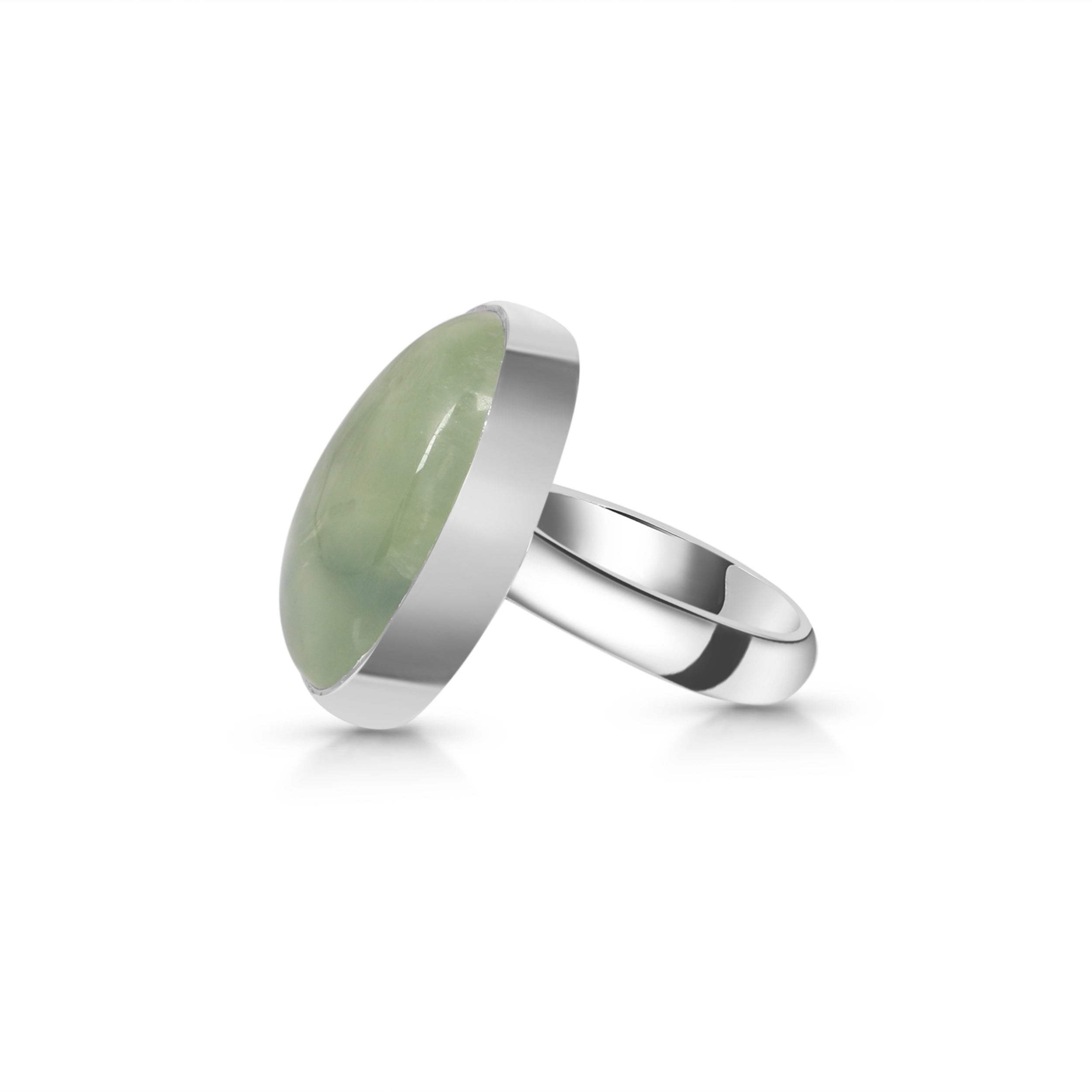 Prehnite Adjustable Ring-(PRN-R-11.)