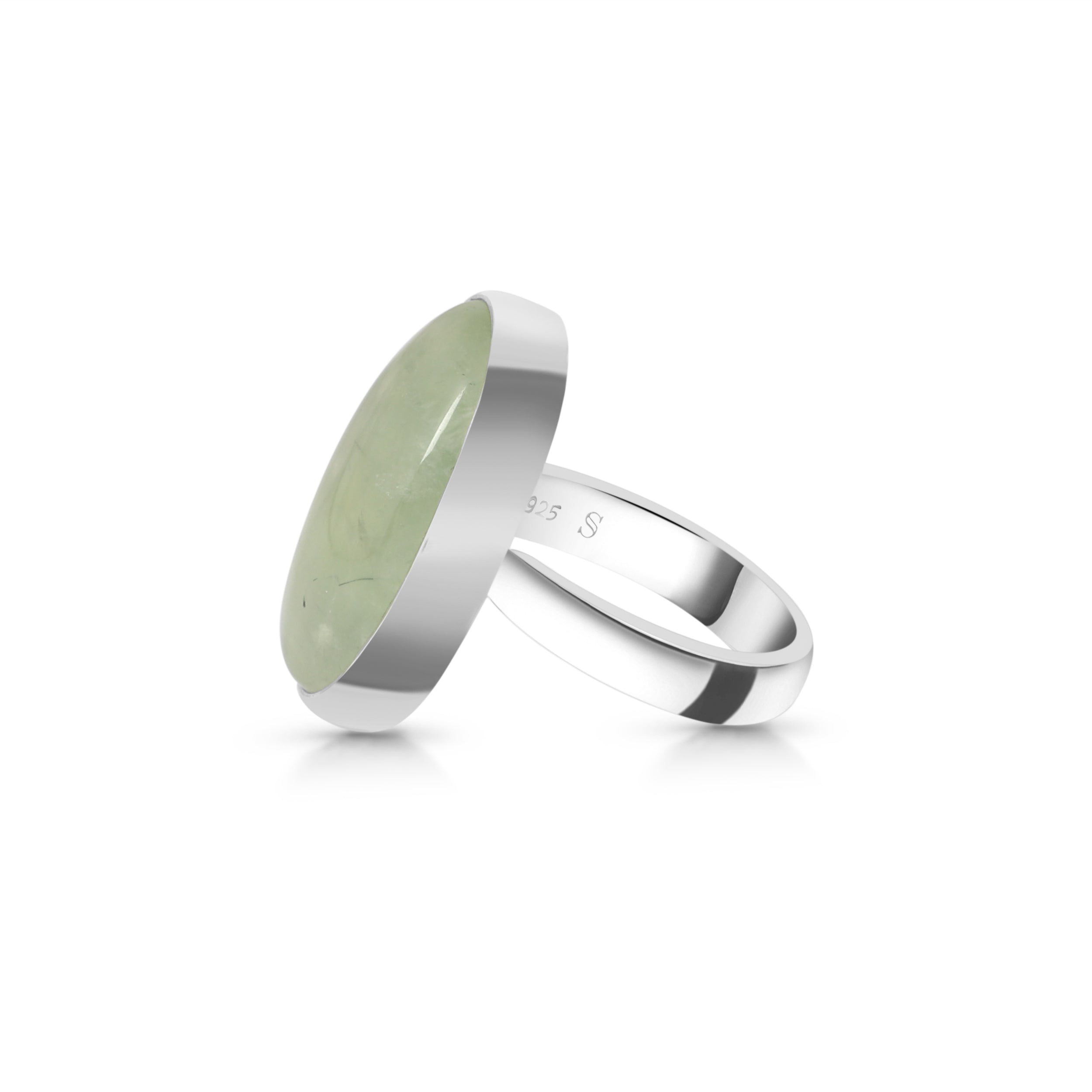 Prehnite Adjustable Ring-(PRN-R-13.)