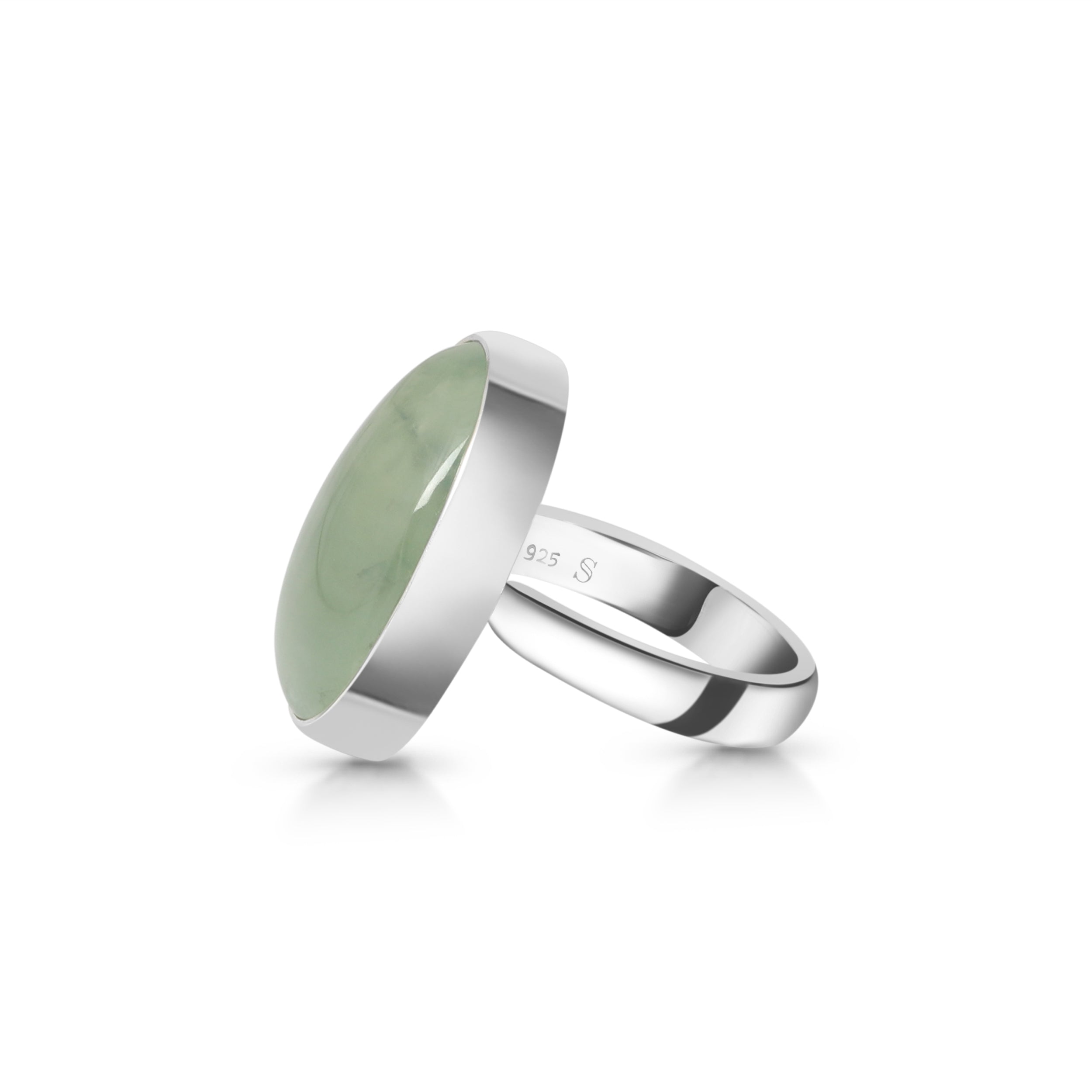 Prehnite Adjustable Ring-(PRN-R-17.)