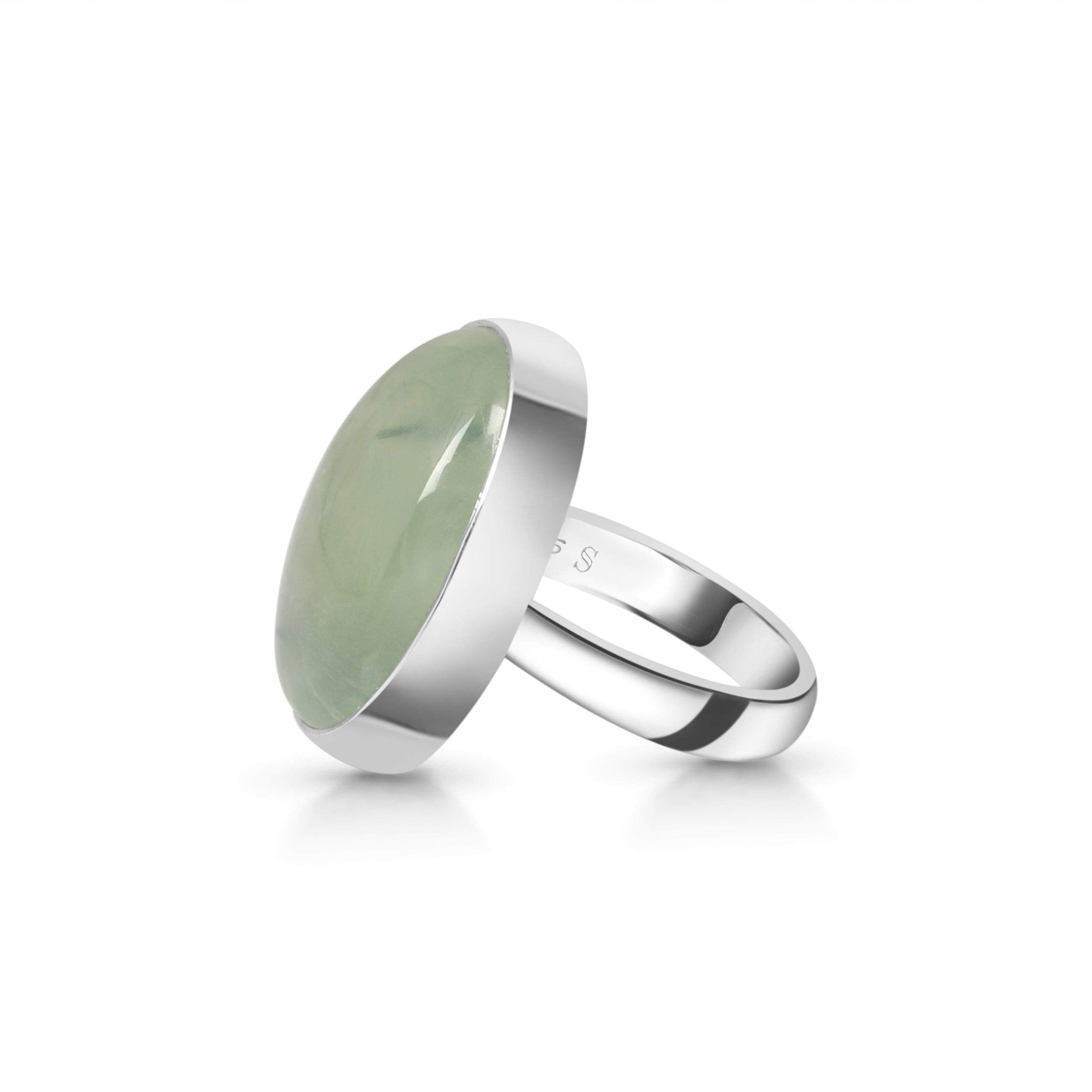 Prehnite Adjustable Ring-(PRN-R-18.)