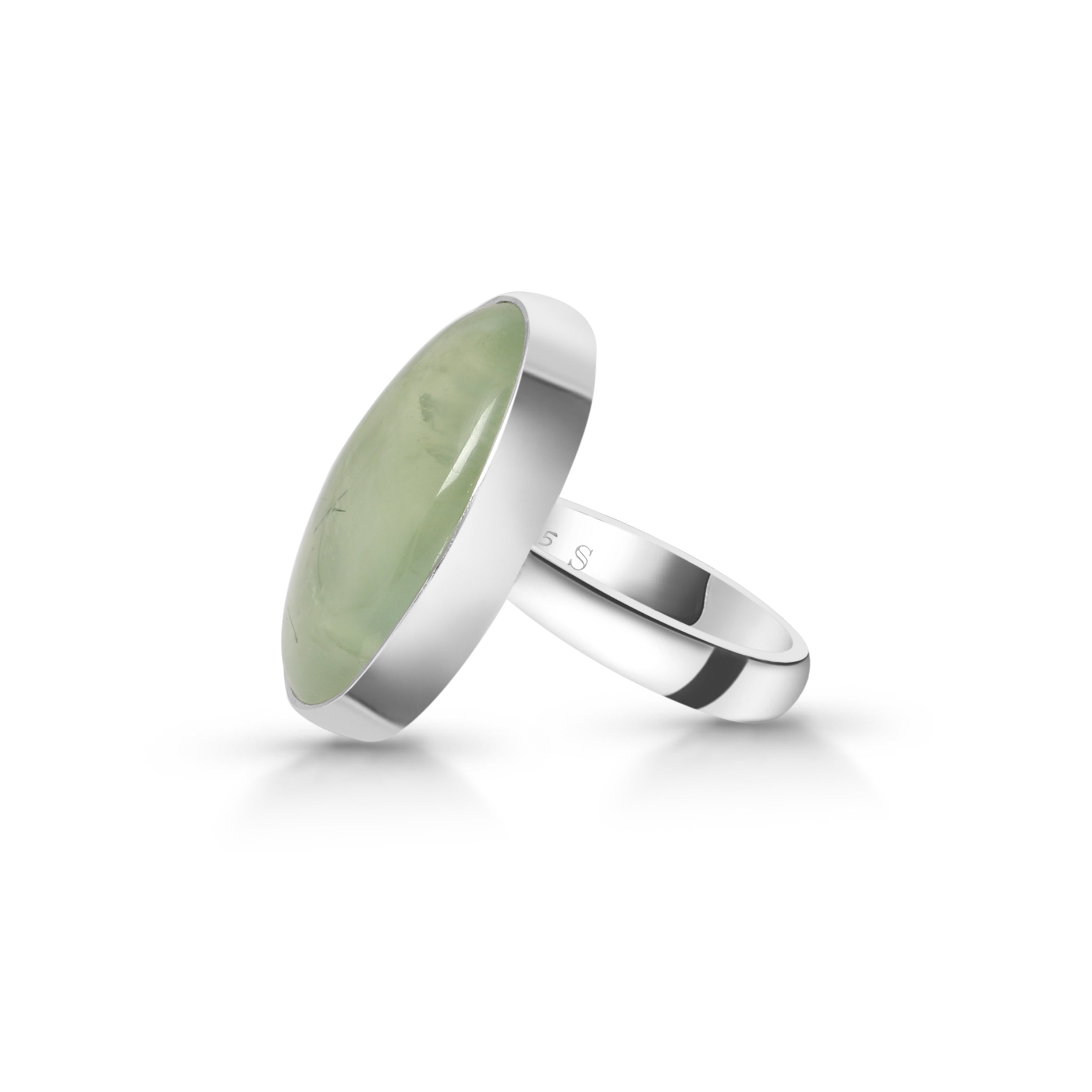 Prehnite Adjustable Ring-(PRN-R-24.)