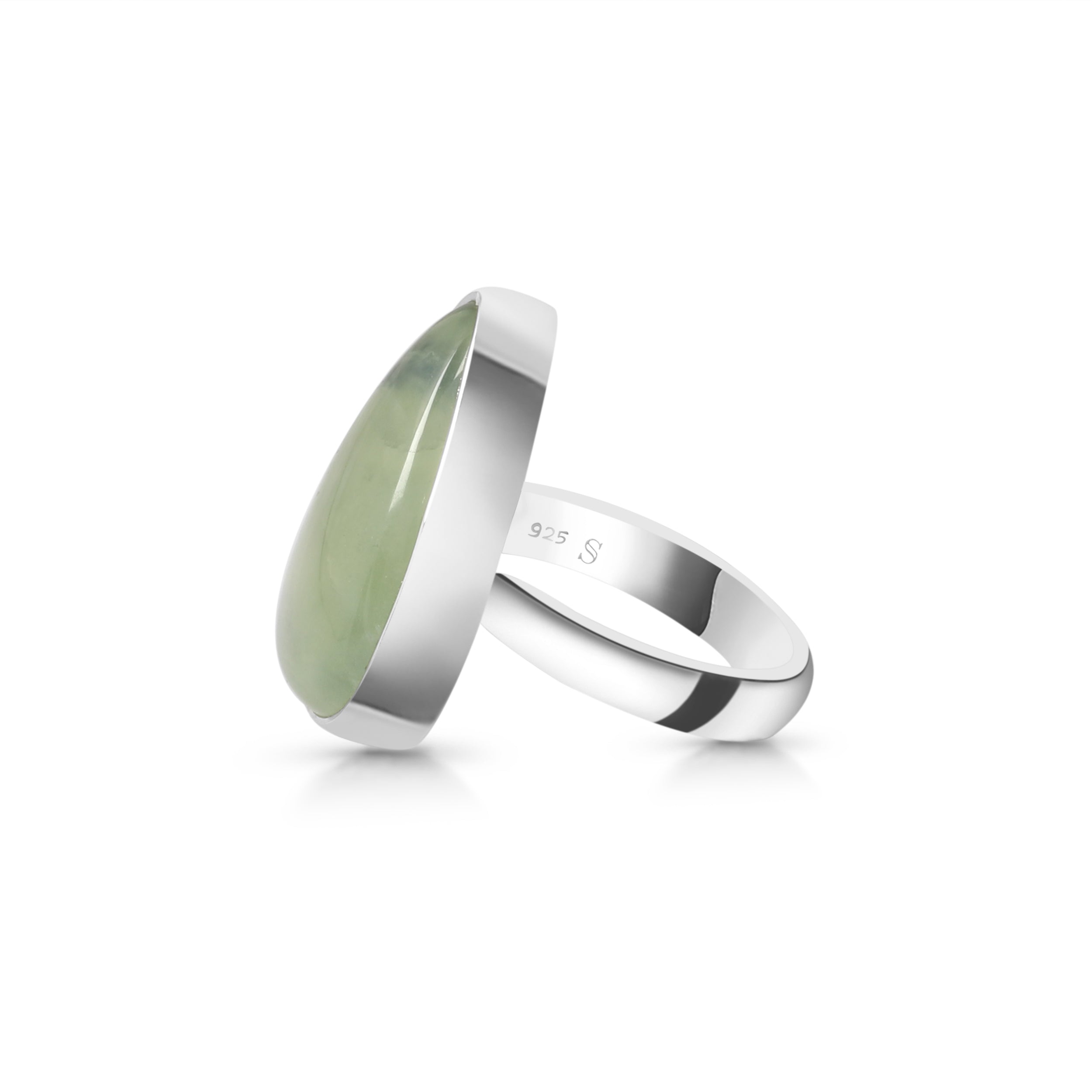 Prehnite Adjustable Ring-(PRN-R-25.)