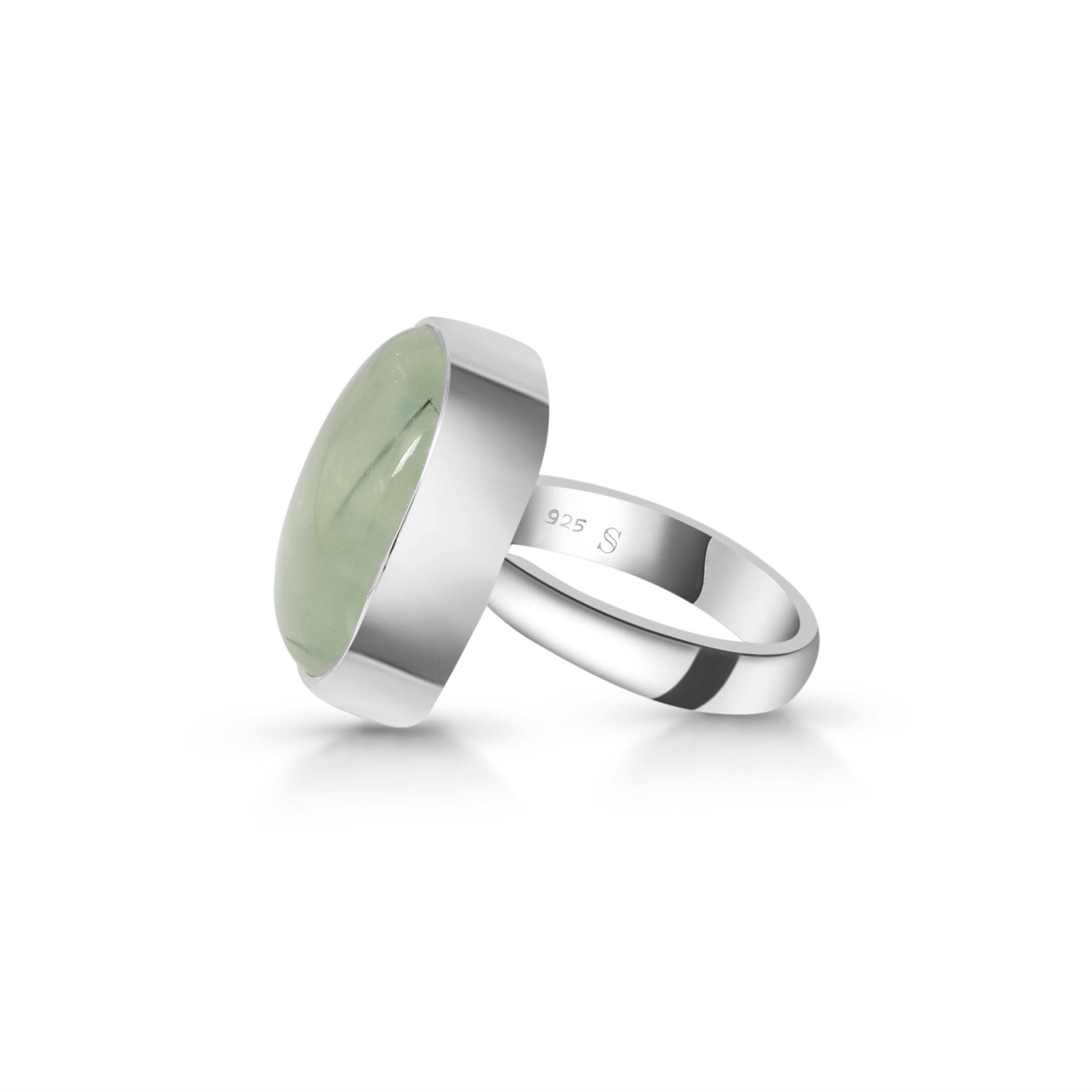 Prehnite Adjustable Ring-(PRN-R-28.)