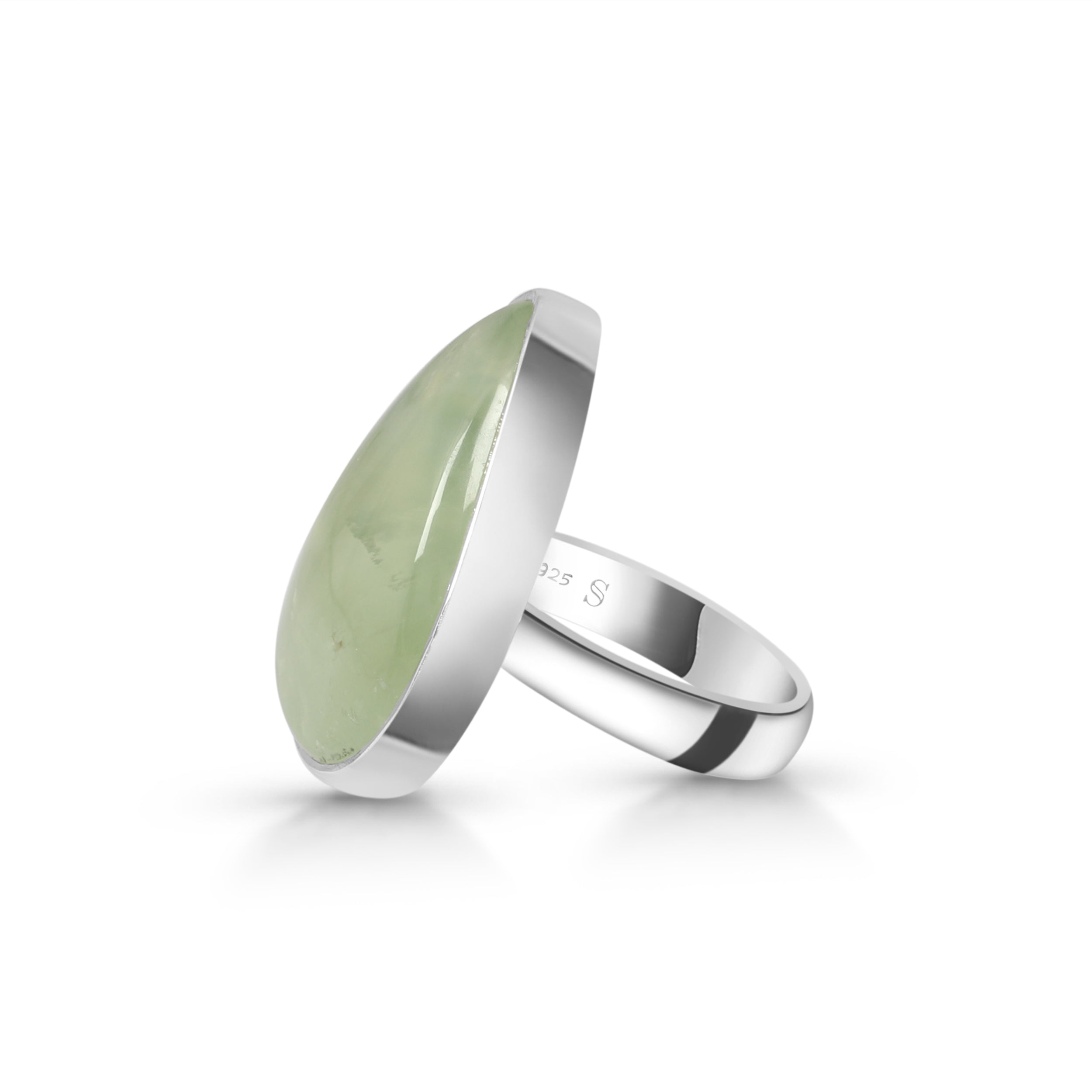 Prehnite Adjustable Ring-(PRN-R-30.)