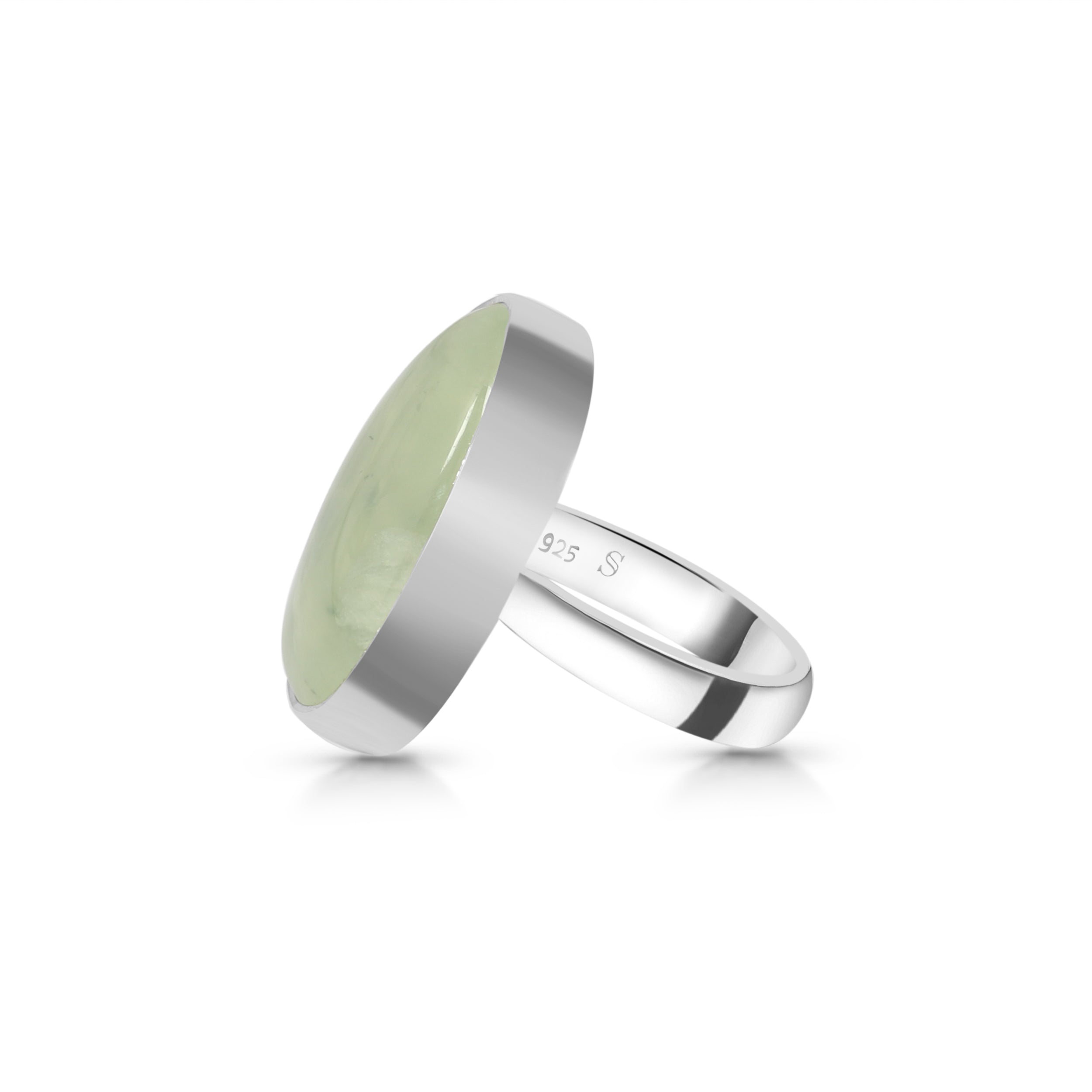 Prehnite Adjustable Ring-(PRN-R-31.)