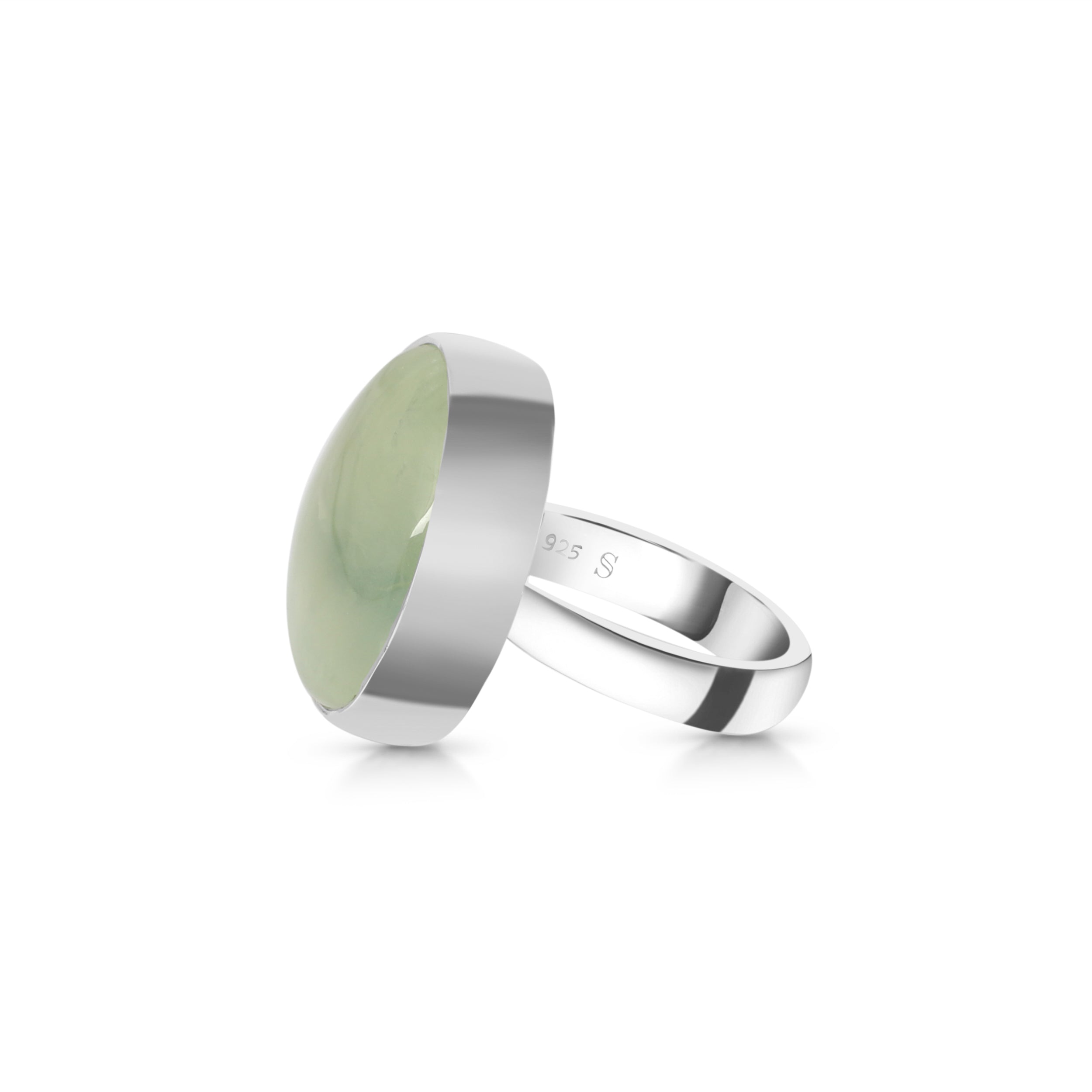 Prehnite Adjustable Ring-(PRN-R-33.)