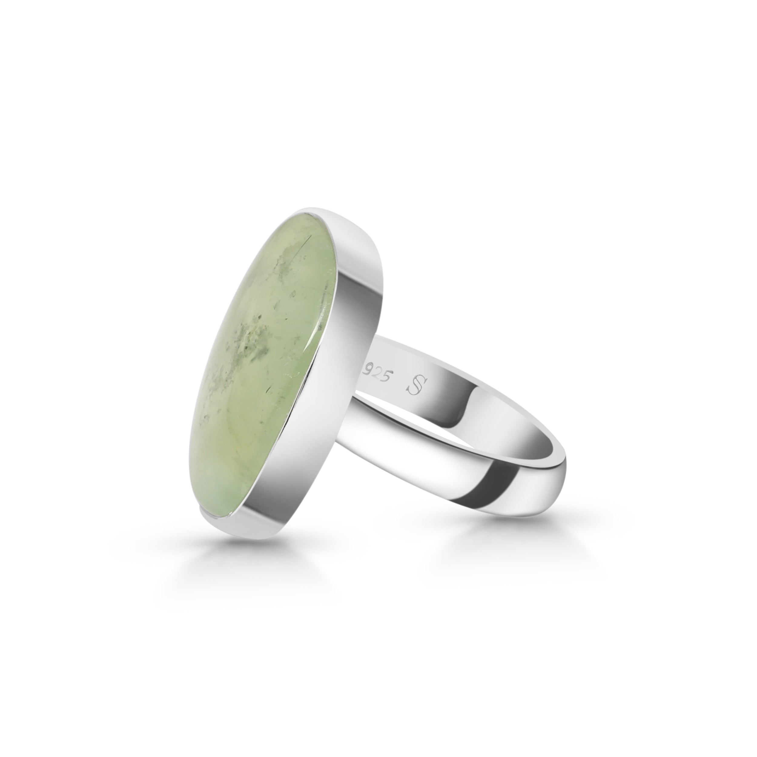 Prehnite Adjustable Ring-(PRN-R-34.)