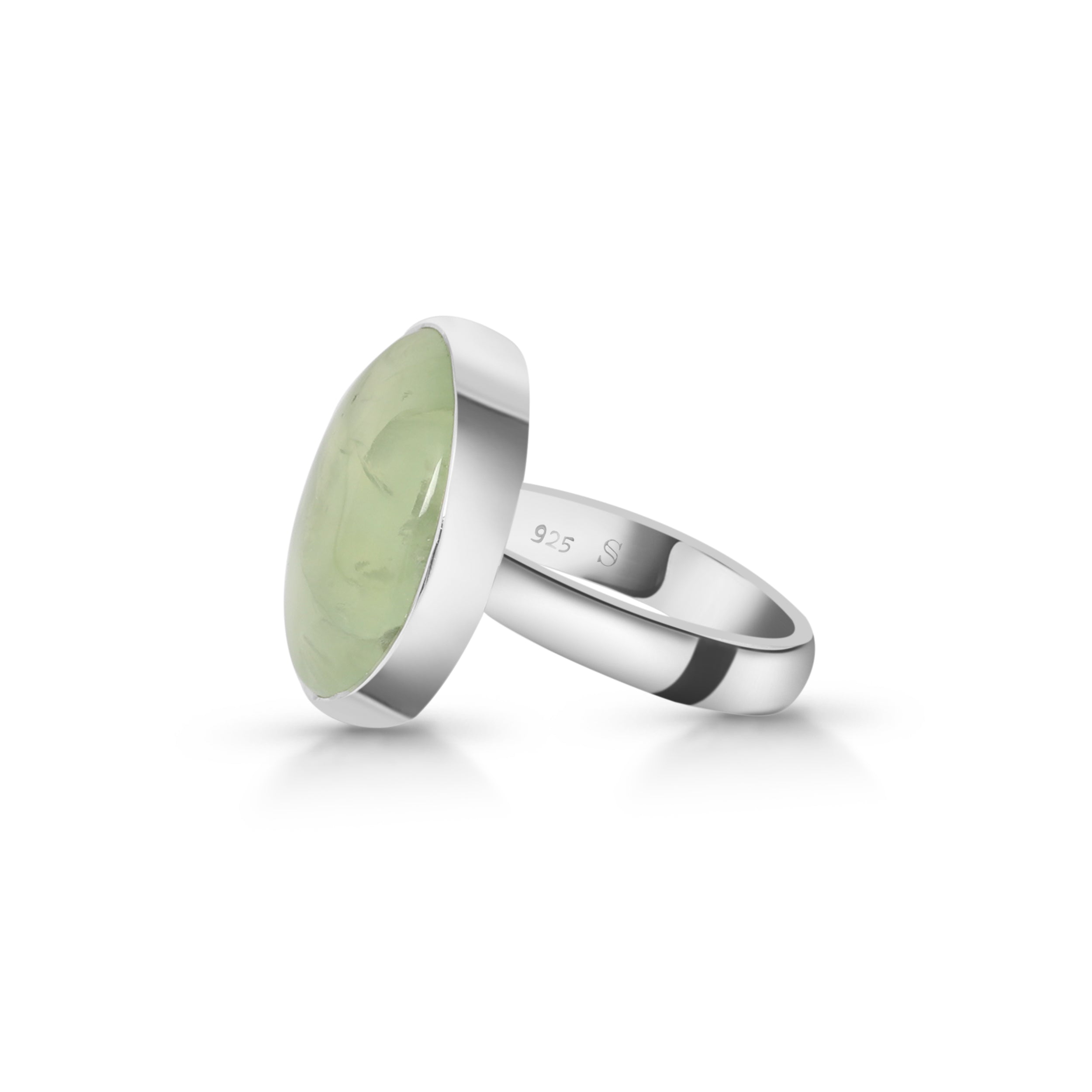 Prehnite Adjustable Ring-(PRN-R-35.)