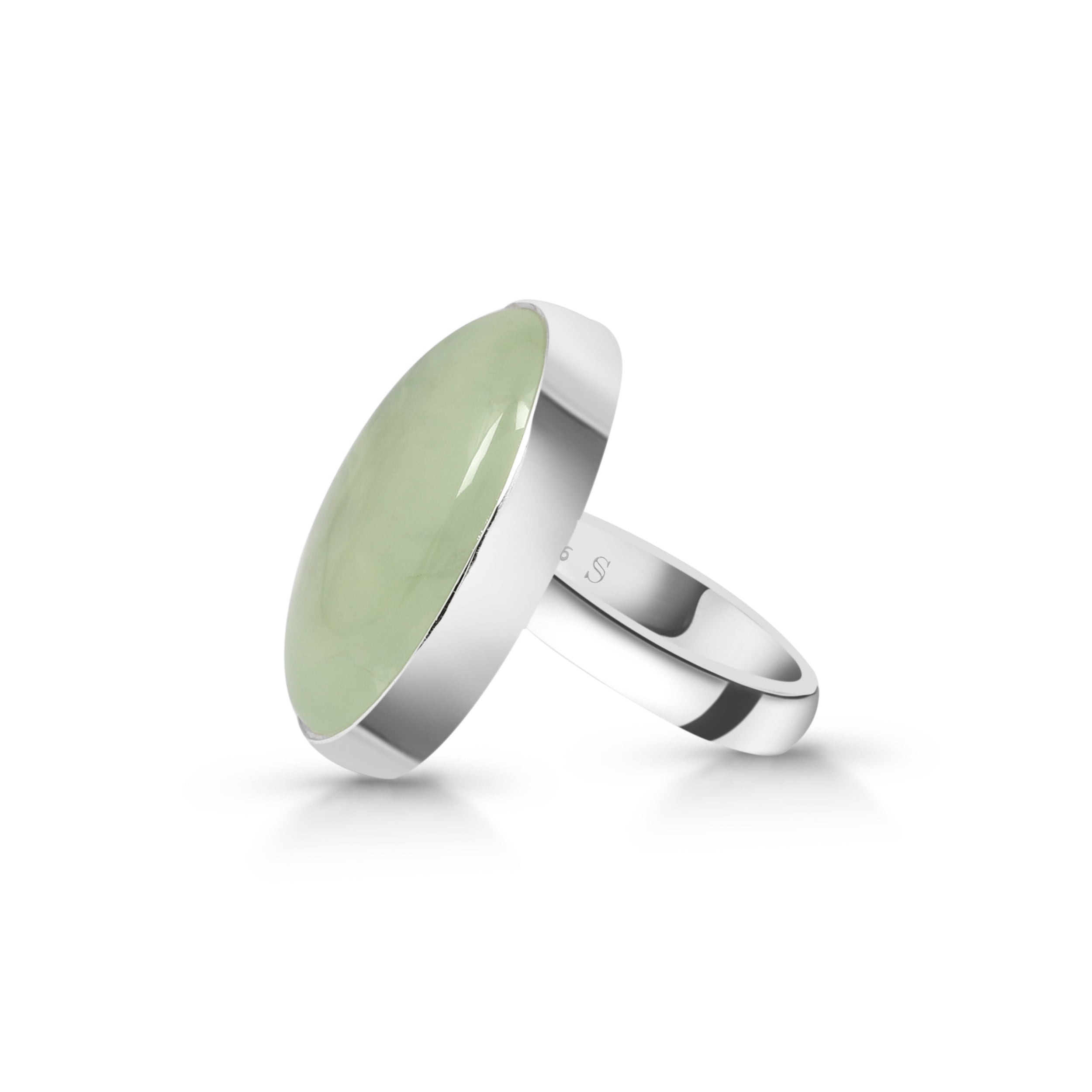 Prehnite Adjustable Ring-(PRN-R-36.)