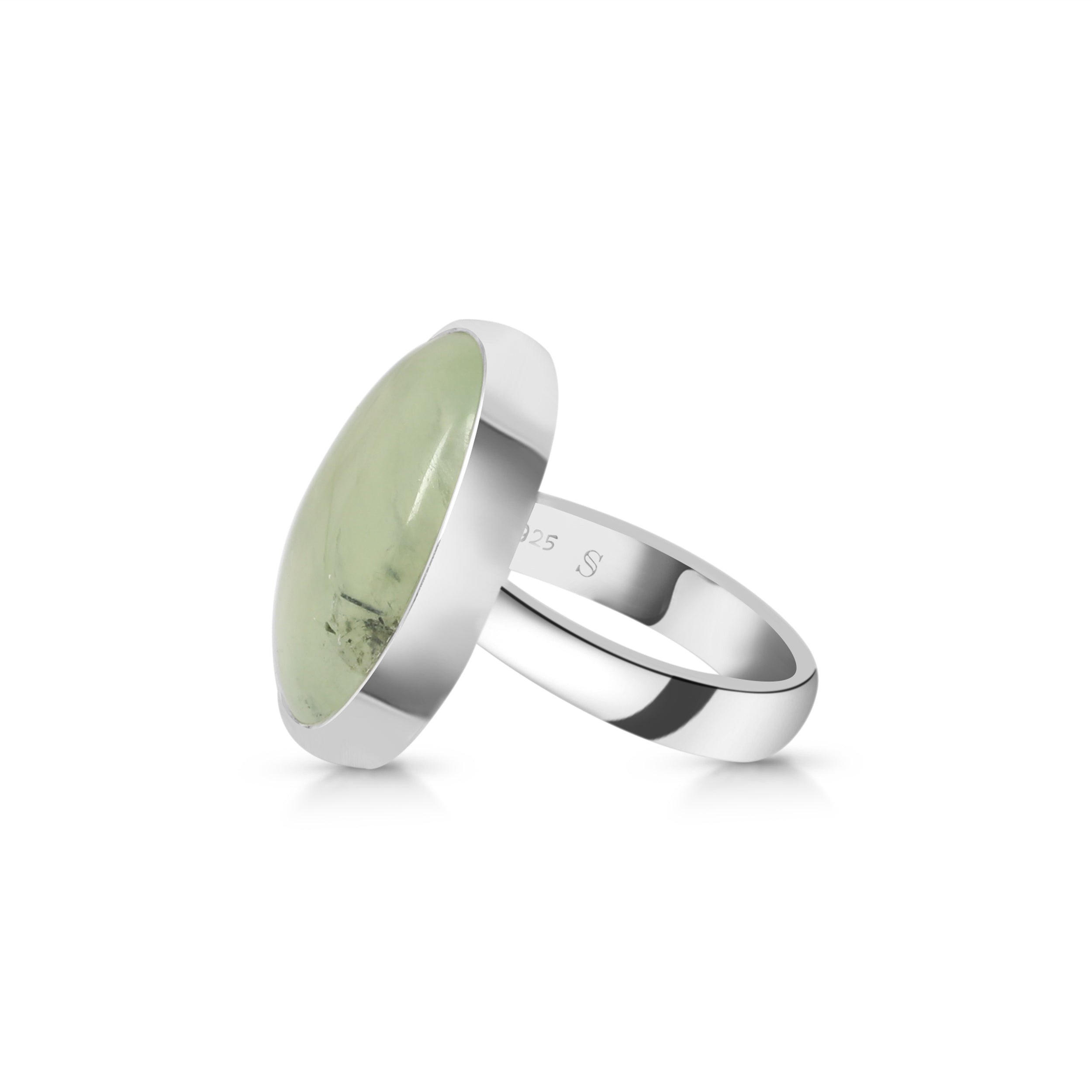 Prehnite Adjustable Ring-(PRN-R-5.)