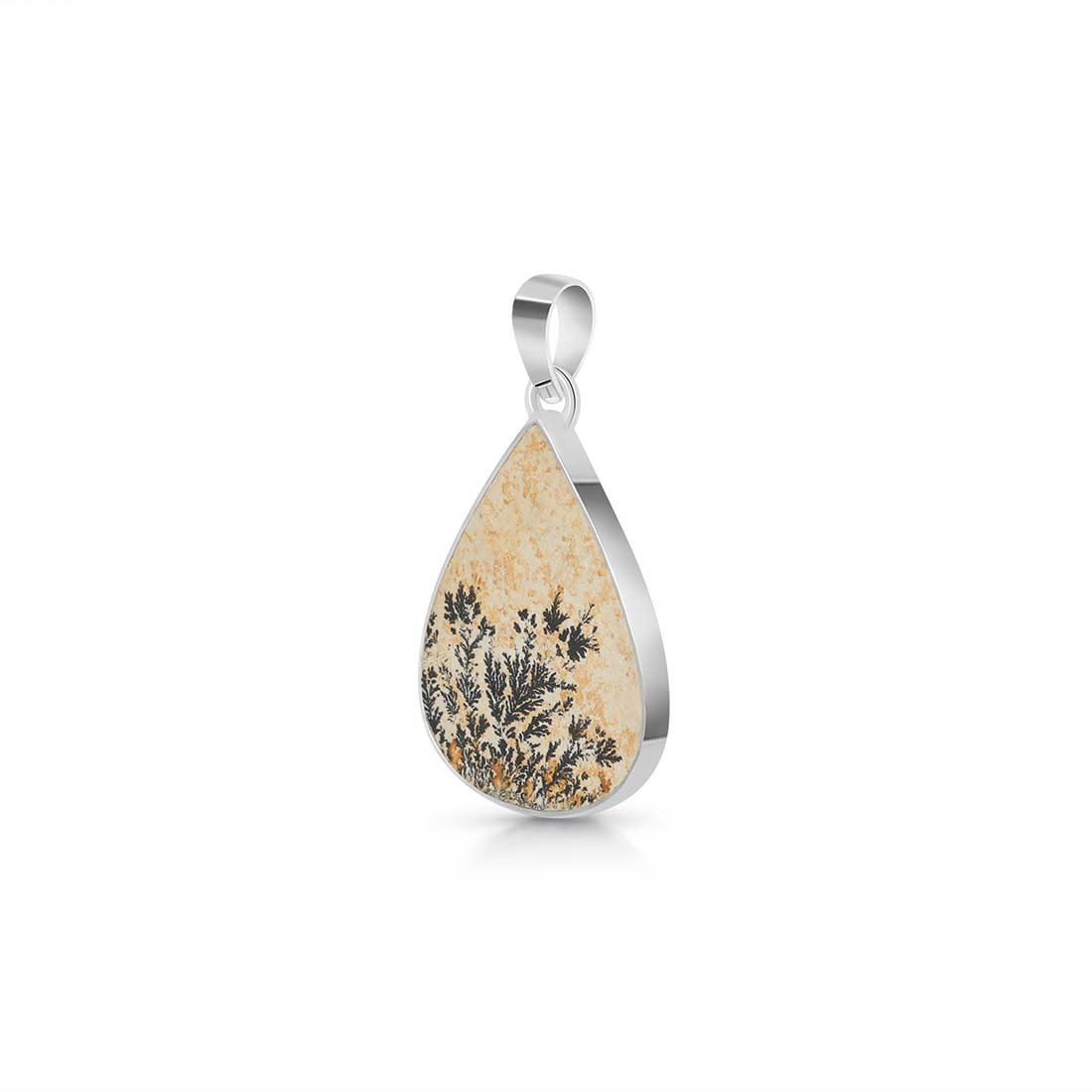 Psilomelane Dendrite Pendant-(PSD-P-3.)