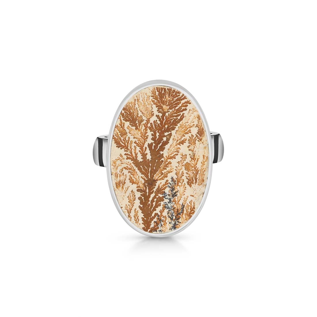 Psilomelane Dendrite Adjustable Ring-(PSD-R-1.)