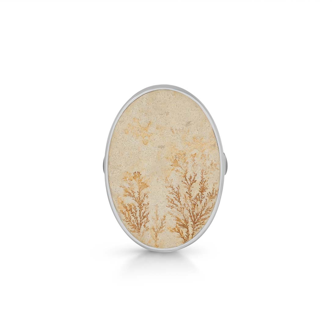 Psilomelane Dendrite Adjustable Ring-(PSD-R-12.)