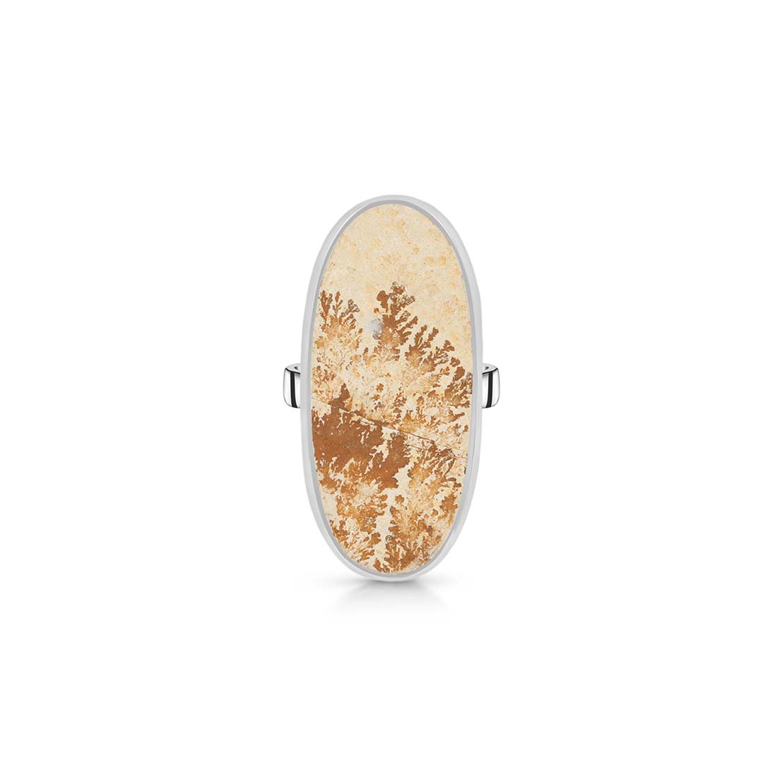 Psilomelane Dendrite Adjustable Ring-(PSD-R-19.)