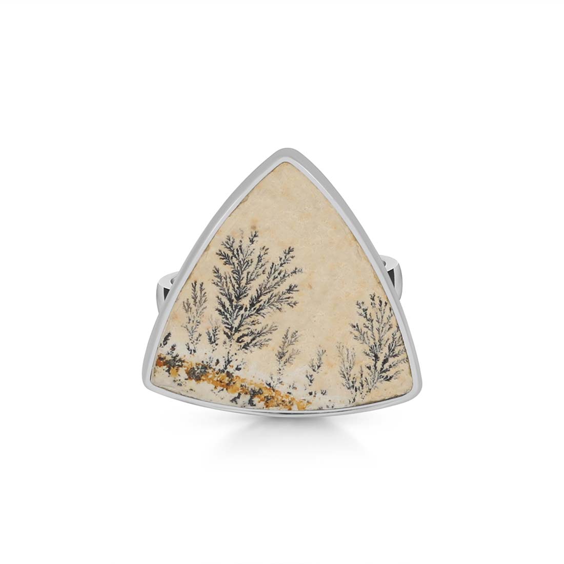 Psilomelane Dendrite Adjustable Ring-(PSD-R-3.)