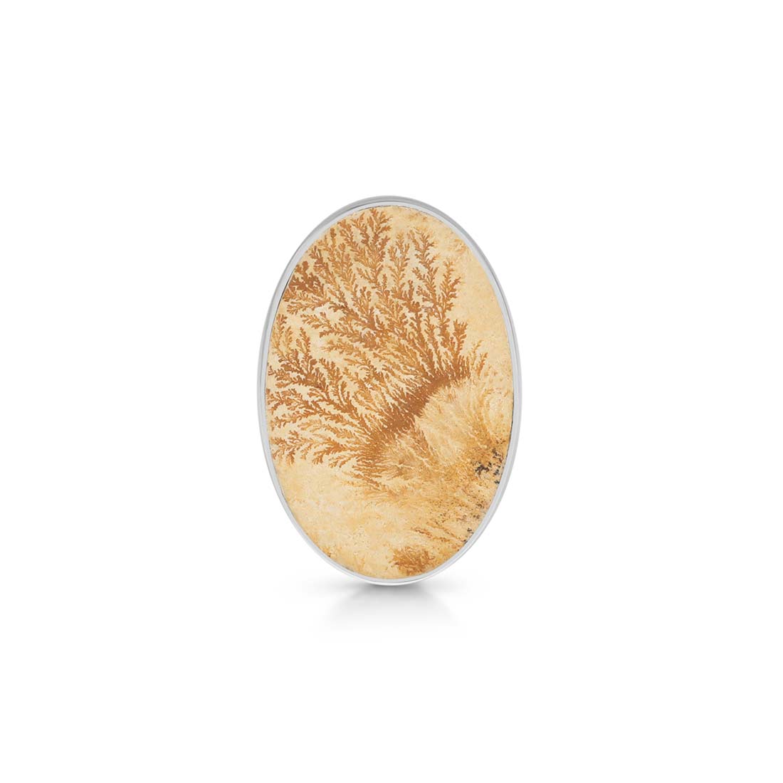 Psilomelane Dendrite Adjustable Ring-(PSD-R-38.)