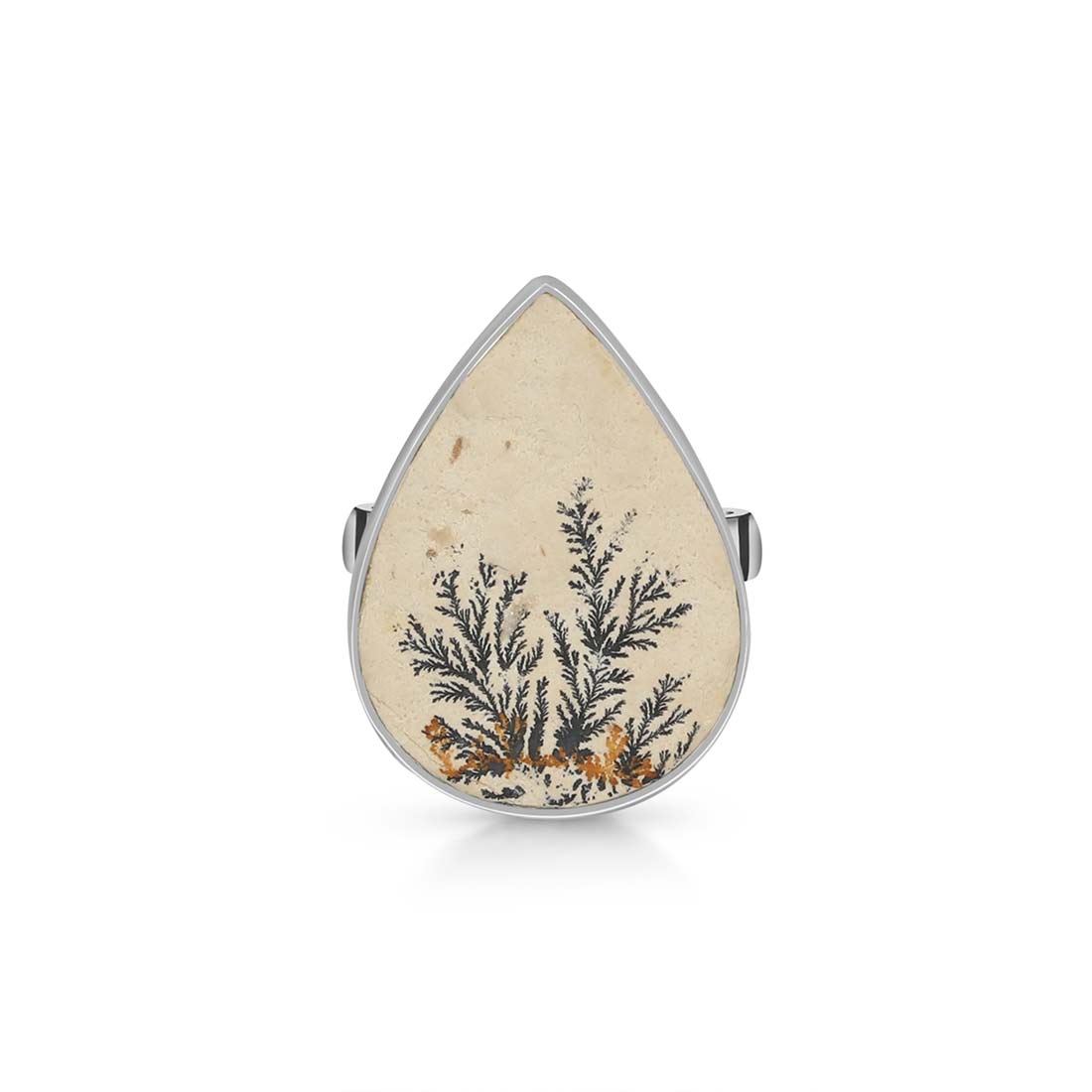 Psilomelane Dendrite Adjustable Ring-(PSD-R-5.)