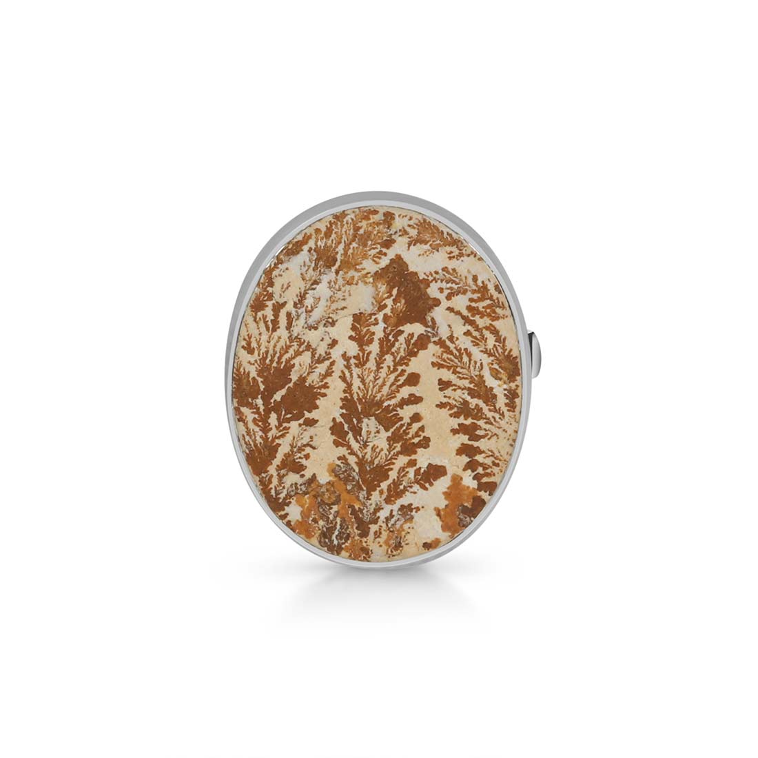 Psilomelane Dendrite Adjustable Ring-(PSD-R-6.)