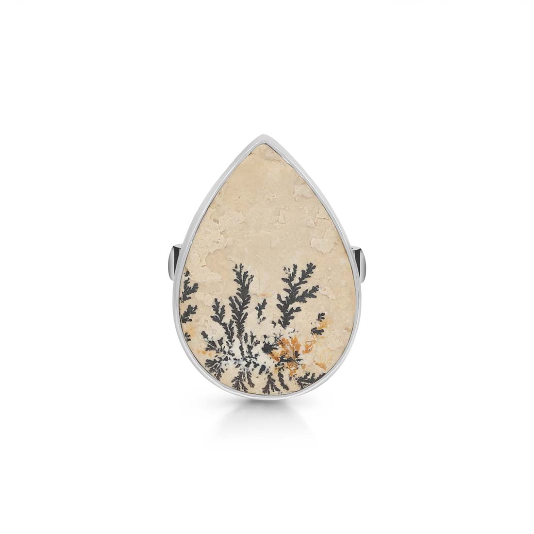 Psilomelane Dendrite Adjustable Ring-(PSD-R-7.)