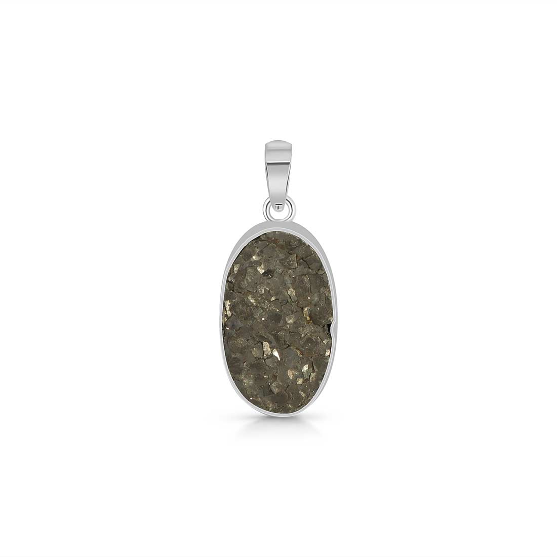 Pyrite Druzy Pendant-(PYR-P-20.)