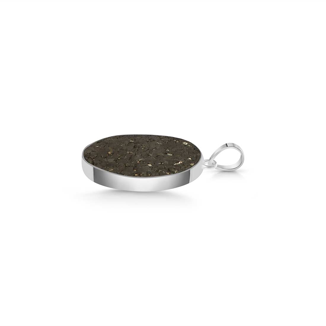 Pyrite Druzy Pendant-(PYR-P-21.)