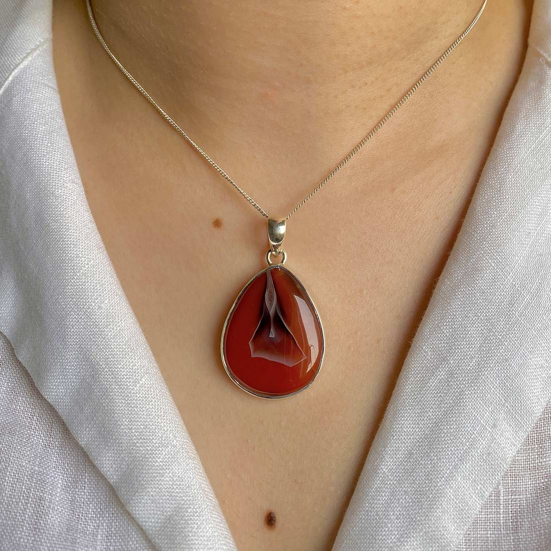 Botswana Agate Pendant-(RBA-P-20.)