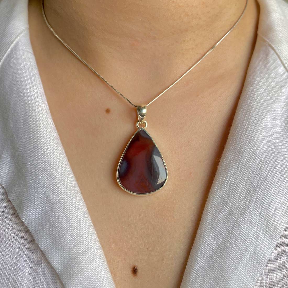 Botswana Agate Pendant-(RBA-P-27.)