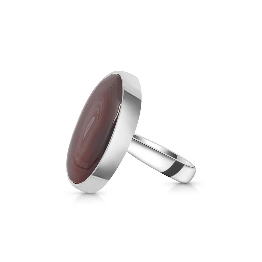 Botswana Agate Adjustable Ring-(RBA-R-10.)