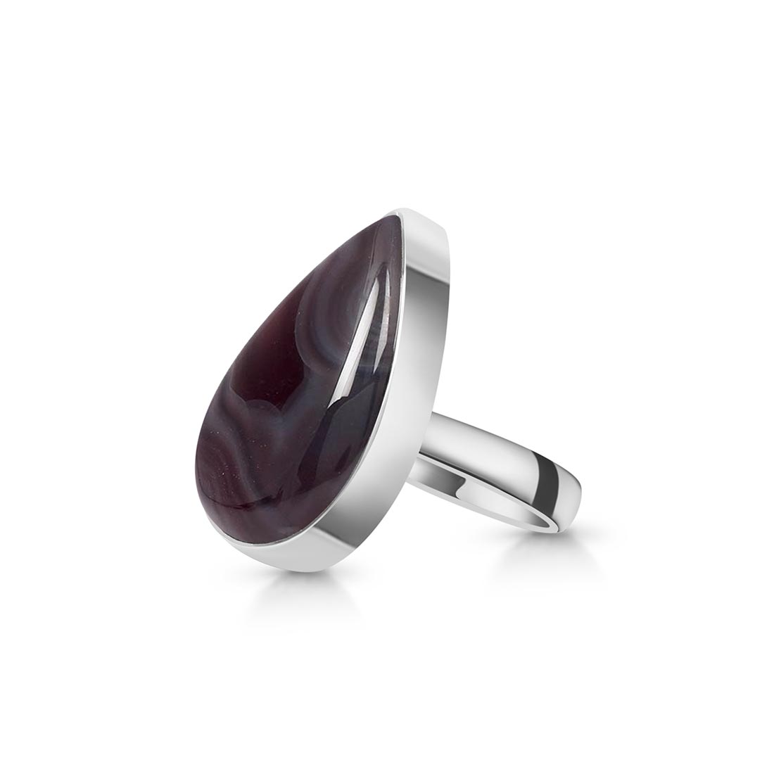 Botswana Agate Adjustable Ring-(RBA-R-29.)