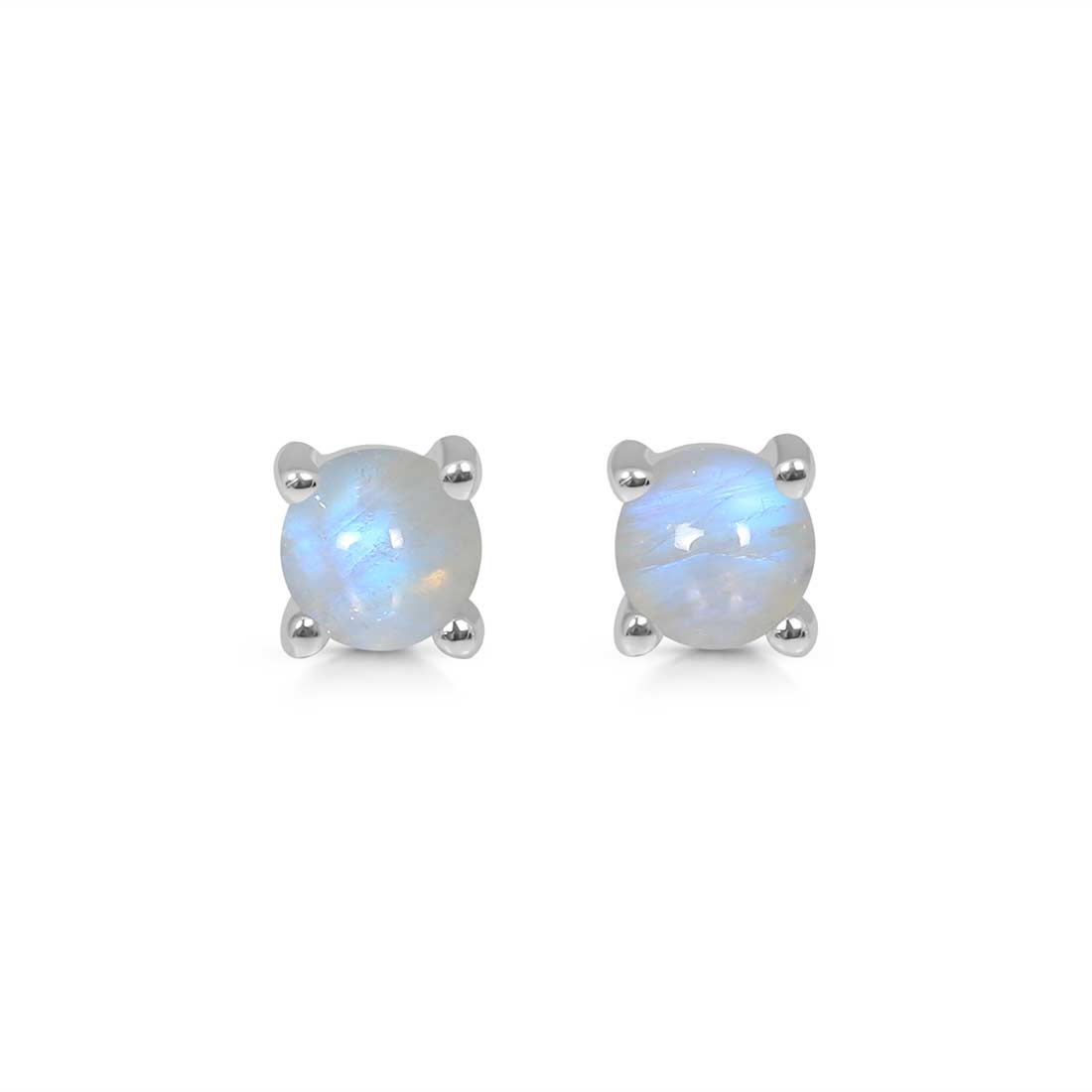 Moonstone Stud Earring-(RBM-SE-1068.)