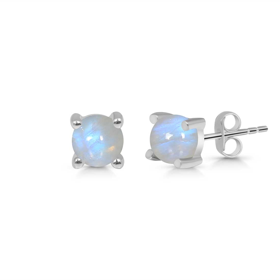 Moonstone Stud Earring-(RBM-SE-1068.)