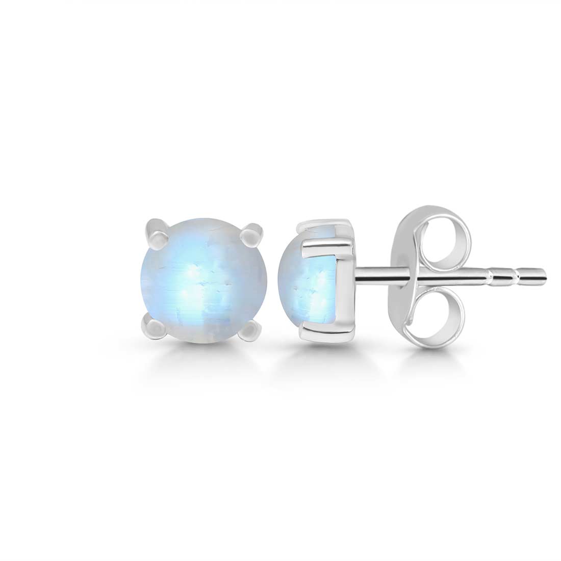 Moonstone Stud Earring-(RBM-SE-1069.)