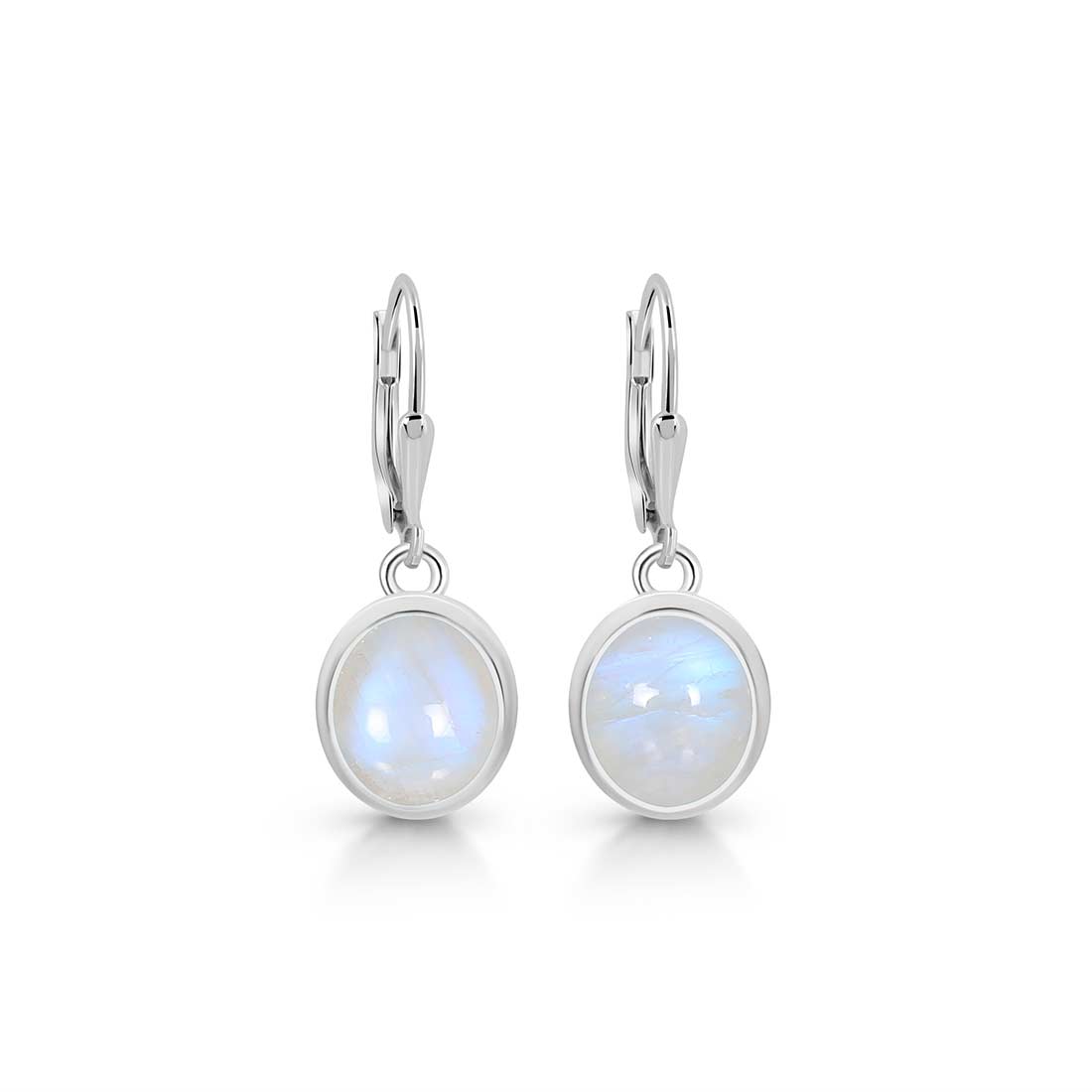 Moonstone Leverback Earring-(RBM-SE-1116.)