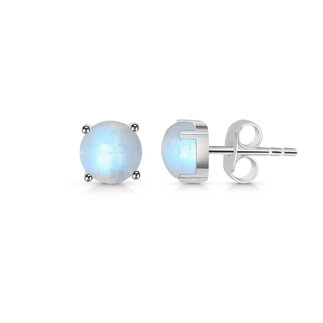 Moonstone Stud Earring-(RBM-SE-1178.)