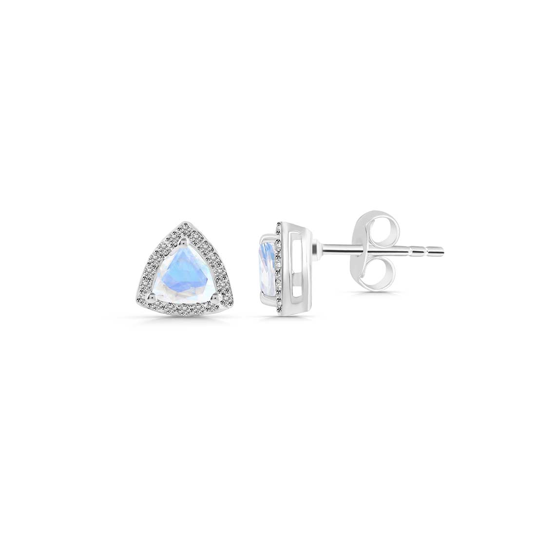 Moonstone Stud Earring-(RBM-SE-1269.)